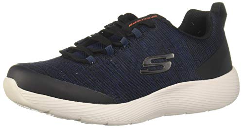 Skechers Dyna Lite Rayve Tênis Masculino, 42, Azul Escuro/Preto