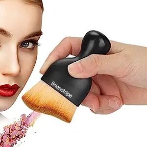 Brienstripe Foundation Makeup Brush, Cosmetics Brush for Blending Liquid Foundation, Soft Touch Make Up Brushes Foundation For Mixing Liquids, Blush Makeup Brush