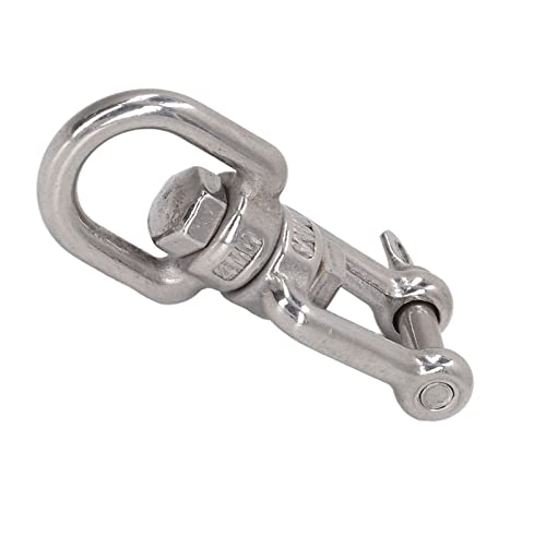 Manilha De Mandíbula Dupla BORDSTRACT, Dispositivo De Manilha Giratória De Anel Giratório, Olhal Gir