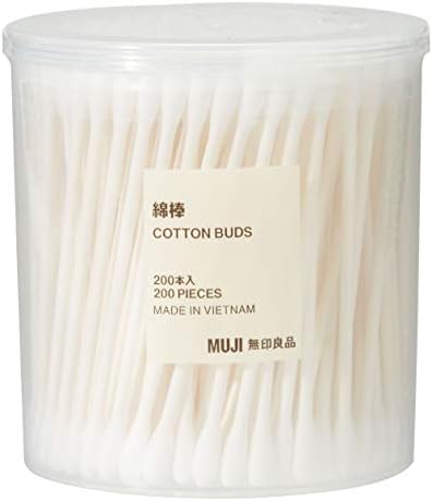 Muji Cotton Buds 200pcs inside White Color