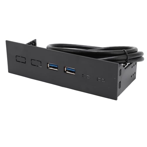 Hub USB avec panneau avant de 13,2 cm pour réparer et ajouter des ports USB 3.0 en façade