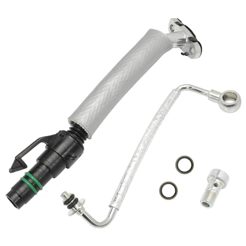Turbo Oil Feed & Return Pipe Drain Turbocharger Line Replacement, Fits for Buick Encore 2011-2018 Chevy Cruze Sonic Buick Encore Trax 1.4L L4, Replace 55587854 555592600