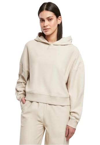 Urban Classics Damen Ladies Oversized Short Rib Hoody softseagrass, 3XL
