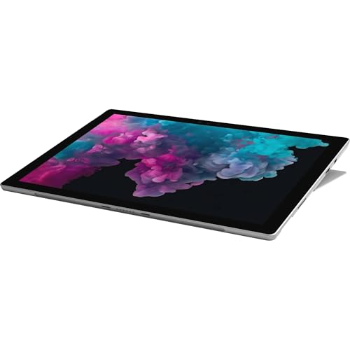 Microsoft Surface Pro 6 Tablet 12.3'' Touchscreen, Intel Core i5-8250U, 8GB RAM, 256GB SSD, Display 2736 x 1824 267 PPI, CAM, Mini DisplayPort Windows 11 Pro (Renewed)