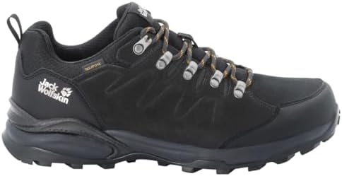 Jack Wolfskin Unisex Refugio Texapore Low M Hiking Shoe, Phantom/Burly Yellow XT, 9.5 US Men | Image 6