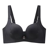 Necalisi Dirndl Damen Schwarz Damen Backless BH Grosse grössen ohne Bügel Unterwäsche Vollschalen Starker Halt Funktioneller BH Balconette BH Push up 115E