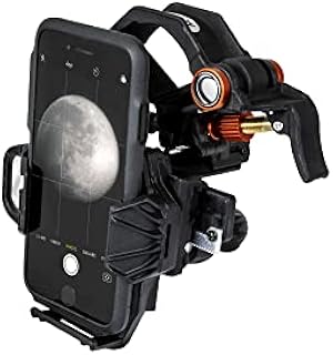 Celestron – NexYZ – 3–Axis Universal Smartphone Adapter for Telescope – Digiscoping Smartphone Adapter – Capture Images and Video Through Your Telescope or Spotting Scope