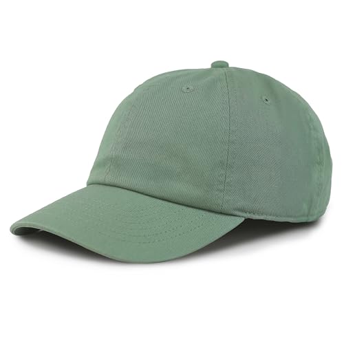 Image of Cotton Baseball Cap Dad Hat - Washed Low Profile Adjustable Hat for Men Women Casual Outdoor Running Golf