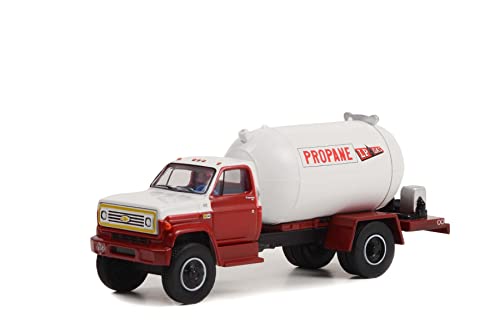 C-65 Propane Truck 1985 1:64 Modelo Diecast Rojo