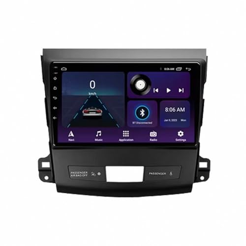 Autoradio Android tactile GPS WiFi pour Mitsubishi Outlander 2012