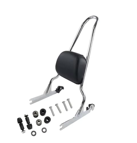 Dossier de passager amovible noir pour moto Softail Springer et Fat Boy
