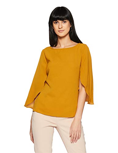 Harpa Mustard Solid Blouse(GR5243-MUSTARD)