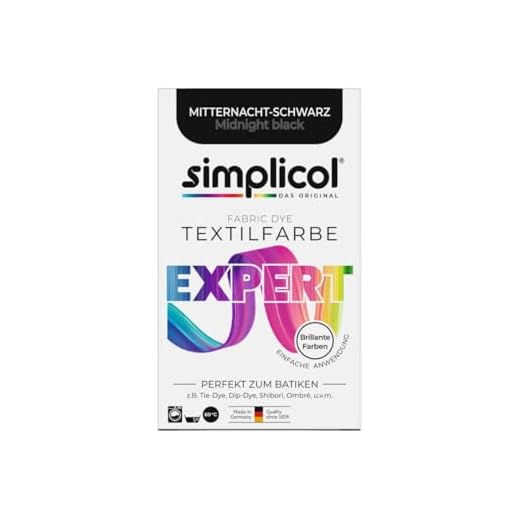 Simplicol Textilfarbe expert Mitternacht-Schwarz 1718, 2er Pack: Farbe für kreatives, einfaches Färben in der Waschmaschine oder manuell