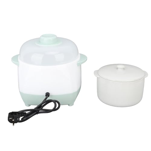 Miniatura 6 de Olla De Cocción Lenta Pequeña, Olla De Cocción Lenta Con Temporizador Abs De Cerámica Verde 200w Para El Hogar Airship0u1dn5abc-12