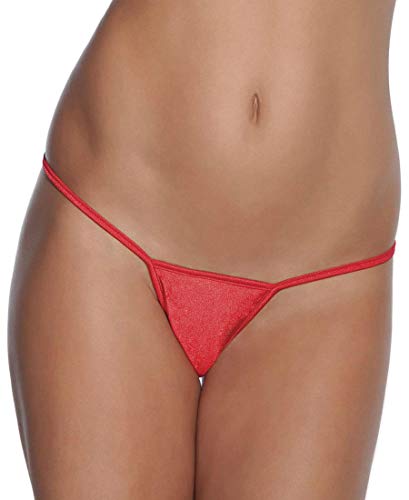 Coquette 100X Women's Plus Size Low Rise Lycra G-String - Plus Size - Red Coquette 100X Women's Plus Size Low Rise Lycra G-String - Plus Size - Red