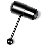 Vibrating Tongue Rings, Stainless Steel Tongue Piercing Jewelry, Nipple Ring for Men WomenVibrating Rings