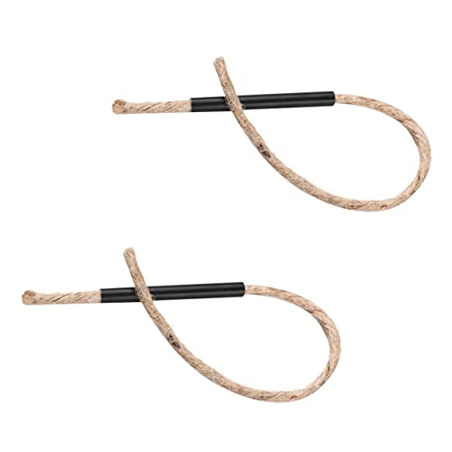 Abaodam 2pcs Fire Starter Tool Fire Rope for Bbq and Survival Long Burning Flammable Wick