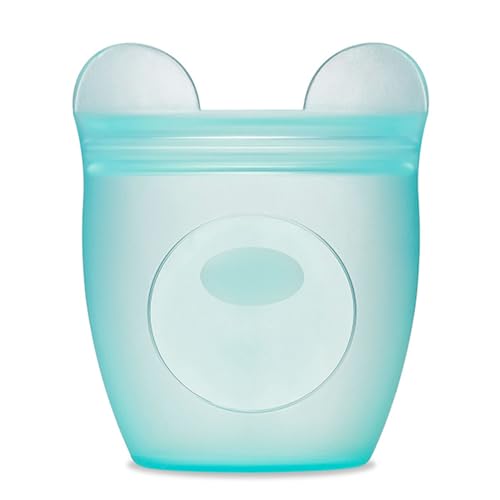 ジップトップ Zip Top シリコーンバッグ 保存容器 【日本正規品】 ベビースナック ベアー 118ml 電子レンジ調理 冷凍 食洗機 対応 プラチナシリコーン使用 有害物質不使用の商品画像（Amazon）