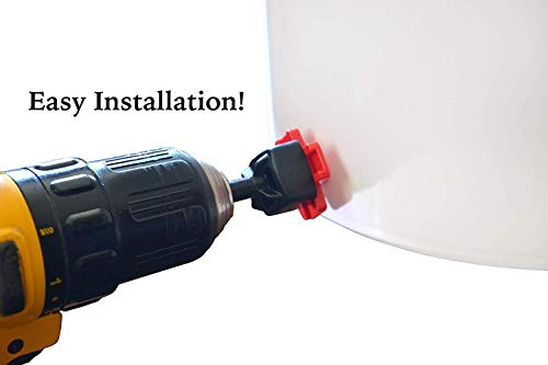 Rentacoop Make Your Own Waterer Kit - Horizontal Side Chicken Nipples + Installation Piece (12 Pack) #TOP4