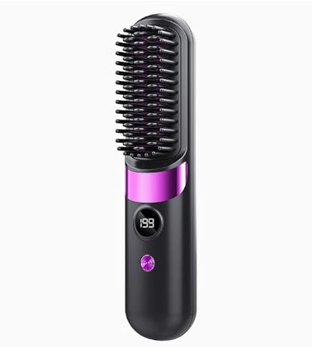 Cordless Straightener Brush for Beauty