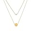 layered pearl necklaces gold