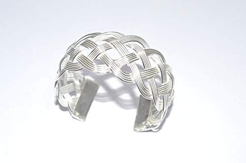 Handmade Design Silver Plated Cuff Bracelet Fashion Jewellery
