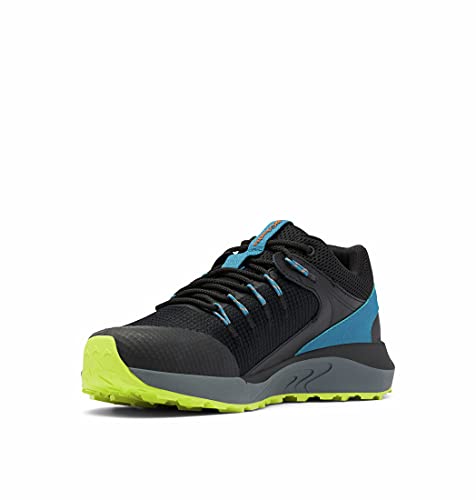 Columbia Tênis de caminhada masculino impermeável Trailstorm, Preto/Solar, 12