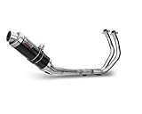 Auspuff Endschalldämpfer MIVV komplett 2x1 GP Edelstahl schwarz YAMAHA MT-07 14- RM04, RM04 A 01