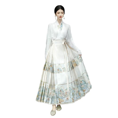 Jupe hanfu femme de style chinois et traditionnel national