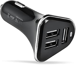 Betron Car Charger, USB 3 Port Car Charger for Smartphones, iPhone, iPad, Smartphones and Tablets