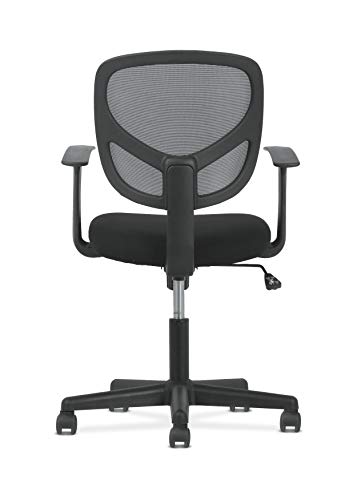 Hon Bsxvst102 Sadie Swivel Mid Back Mesh Task Arms-Ergonomic Computer/Office Chair (Hvst102), Black #TOP4