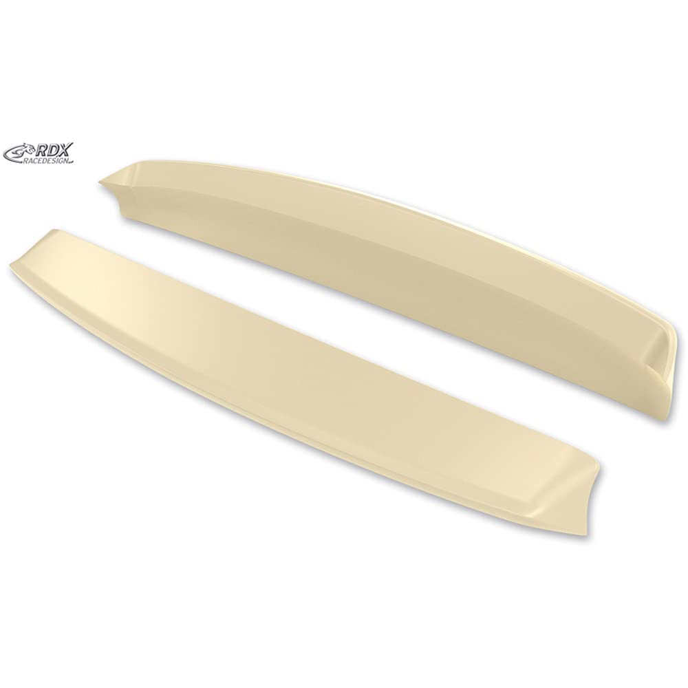 Spoiler posteriore RDX Racedesign per Ford Tourneo Custom & Transit Custom 2012-2018 & FL 2018- (con portellone) in poliuretano nero, pronto per la verniciatura