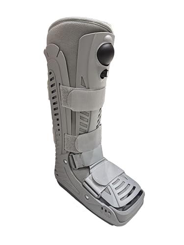 Image of MOTION CAT Walker Boot - Long Length | Size - Medium | Orthopedic Walker Boot for Ankle & Foot Fracture Support | Color - Gray
