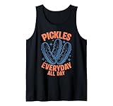 Lustige Essiggurken für jeden Tag, den ganzen Tag, süßer Gemüsesnack, Humor Tank Top