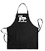 ThisWear I Like Pig Butts and I Cannot Lie Funny Apron for Kitchen BBQ Barbecue Cooking Baking Crafting Gardening Two Pocket Apron for Bacon Lover Black