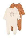Encolure ronde VERTBAUDET Lot de 2 Dors-Bien bébé Safari Camel 24M(86CM)