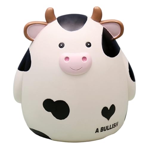 Tirelire en forme de vache en plastique incassable pour chambre enfant - 2