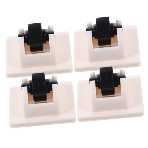 Alipis 4 Pezzi Ruote Adesive Piccole per Mobili Mini Rotelle Fisse per Spostare Contenitori e Bidoni Facili da Installare e Resistenti per Uso Domestico