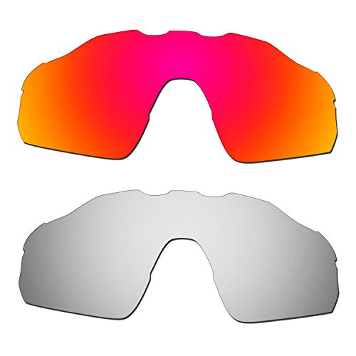 Lentilles Oakley Radar EV Pitch rouge titane pour renouveler vos lunettes de sport