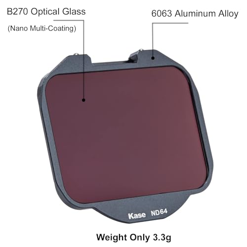Filtros ND con Clip Kase para Sony Full Frame kit ND8 ND64 ND1000 3