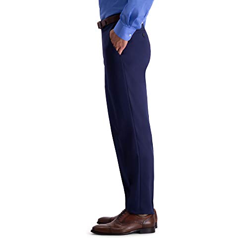 Buy Haggar Men's Active Series Stretch Slim Fit Suit Separate Pant, Midnight, 29Wx32L at Amazon.in