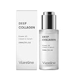 Deep Collagen Siero Crema Viso, Idratazione Intensa, Elasticità e Luminosità, Antirughe, Per Tutti i Tipi di Pelle, 30ml