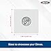BCW 2x2 Coin Flips for Dimes | Holders for 17.9mm Coins | Archival Paper Coin Holders | Coin Flips 2x2 – 100ct