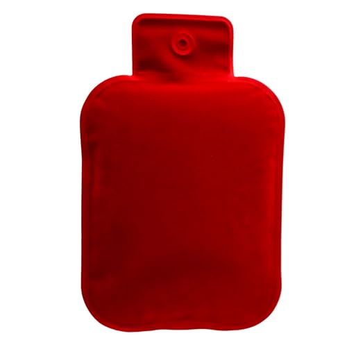 Olanmarp Gel Wärmflasche für die Mikrowelle - Zuverlässige Wärme und angenehme Haptik - Gelwärmflasche (Rot)