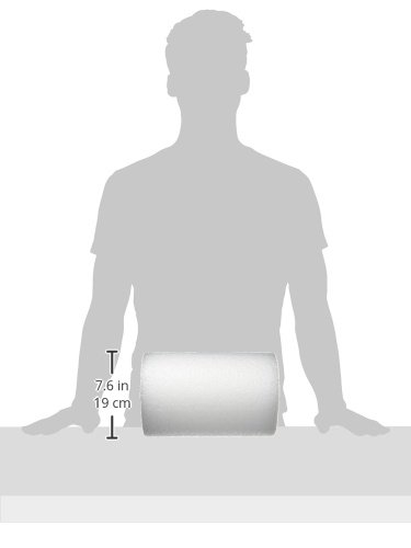 Sammons Preston Foam Therapy Roll, Round 8" x 12" High Density Foam Roller for Exercise, Physical Therapy, Rehabilitation, Body Balance, Motor Control, Mobility, and Flexibility