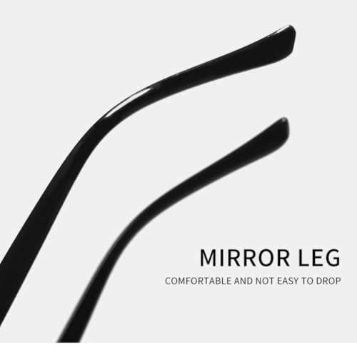 Lunettes de soleil œil de chat de qualité supérieure avec finitions noires rétro - 5