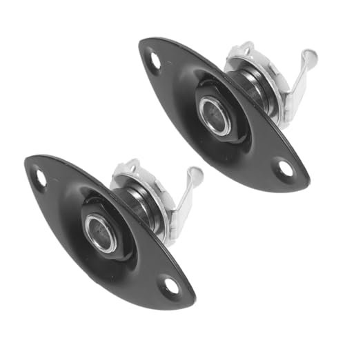 ELAYARD エレキギター用メタルジャックプレート 交換用ジャッ ケットプレート ギターアクセサリー 高感設計 耐久性強化モデル