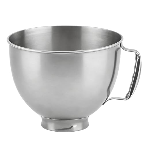 Tazón mezclador de acero inoxidable 5 QT para KitchenAid miniatura 1