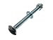 10 x Coach Carriage Cup Square Bolts M8 8MM X 90MM with HEX Nuts BZP