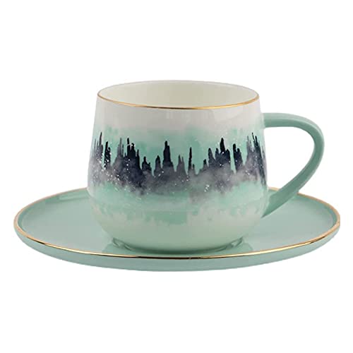 Tasse à thé en céramique rétro de 140 ML pour un instant de détente au salon